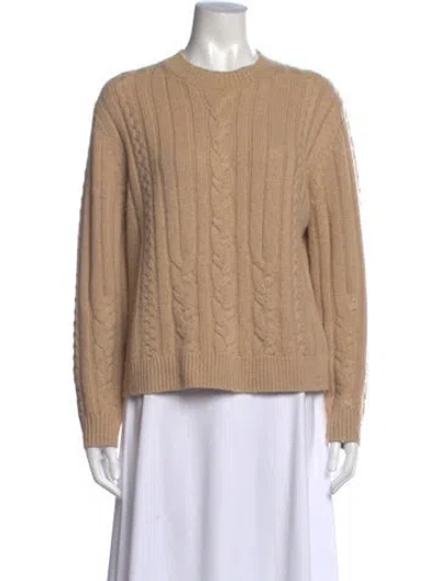 Pre-owned Twp Cashmere Crew Neck Sweater In Neutral