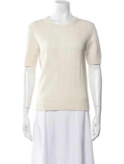 Pre-owned Twp Cashmere Crew Neck Sweater In Neutral