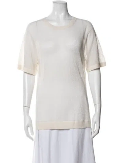 Pre-owned Twp Cashmere Crew Neck Sweater In Neutrals