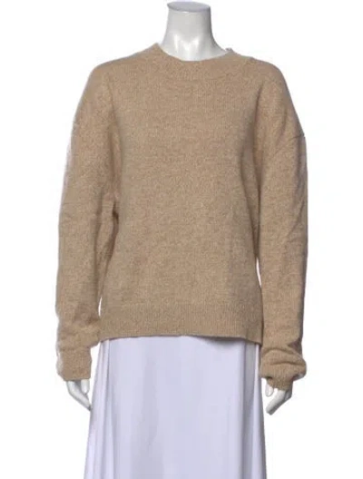 Pre-owned Twp Cashmere Crew Neck Sweater In Neutrals