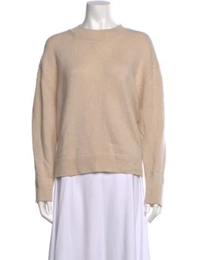 Pre-owned Twp Cashmere Crew Neck Sweater In Neutrals