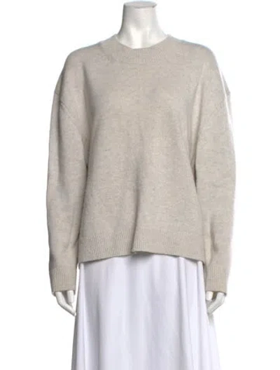 Pre-owned Twp Cashmere Crew Neck Sweater In Neutrals