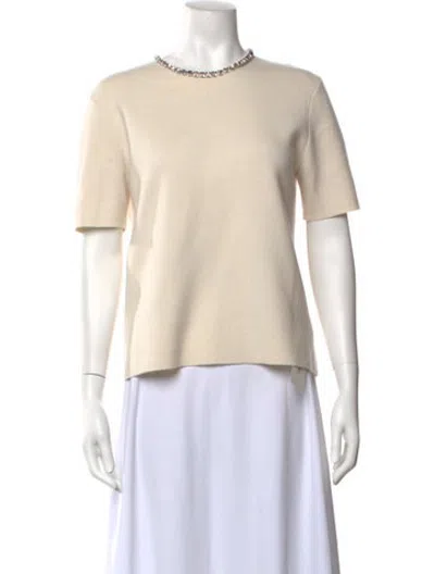 Pre-owned Twp Cashmere Crew Neck Sweater In Neutrals