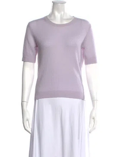 Pre-owned Twp Cashmere Crew Neck Sweater In Purple