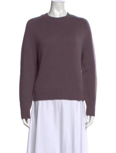 Pre-owned Twp Cashmere Crew Neck Sweater In Purple