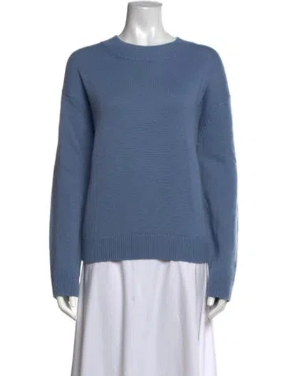 Pre-owned Twp Cashmere Crew Neck Sweater W/ Tags In Blue