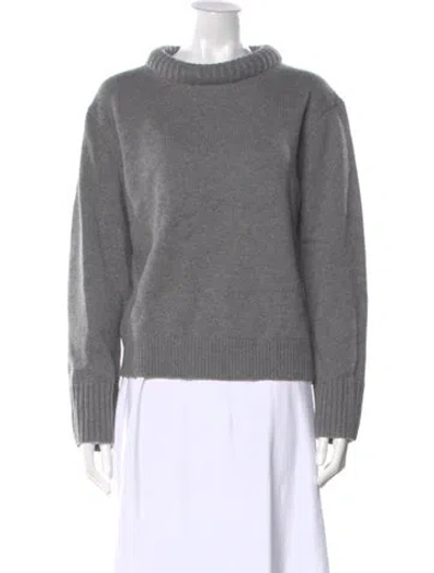 Pre-owned Twp Cashmere Crew Neck Sweater W/ Tags In Gray