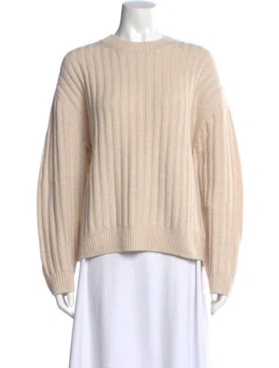 Pre-owned Twp Cashmere Crew Neck Sweater W/ Tags In Neutral