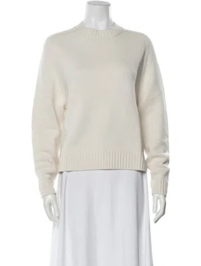 Pre-owned Twp Cashmere Crew Neck Sweater W/ Tags In Neutral