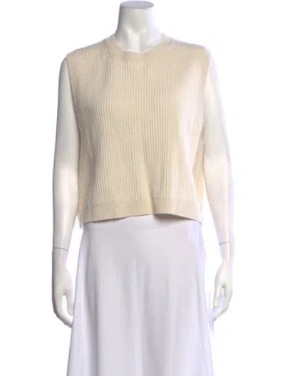 Pre-owned Twp Cashmere Crew Neck Sweater W/ Tags In Neutrals