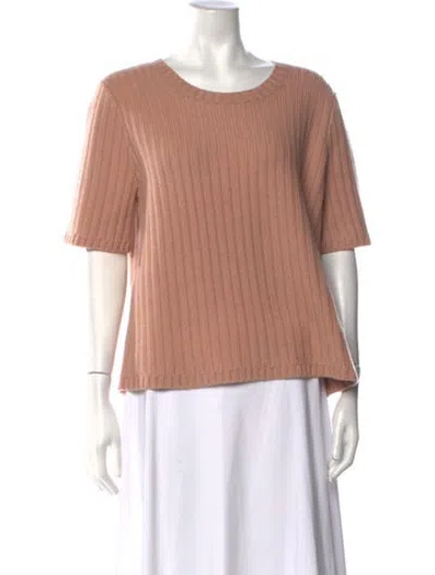 Pre-owned Twp Cashmere Crew Neck Top In Pink