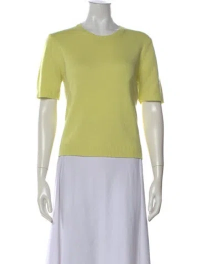 Pre-owned Twp Cashmere Crew Neck T-shirt In Green