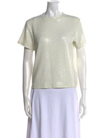 Pre-owned Twp Cashmere Crew Neck T-shirt In Neutral