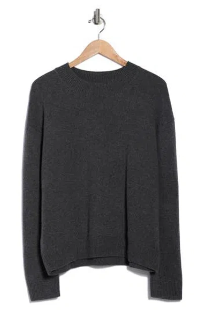 Twp Cashmere Crewneck Boyfriend Sweater In Gray