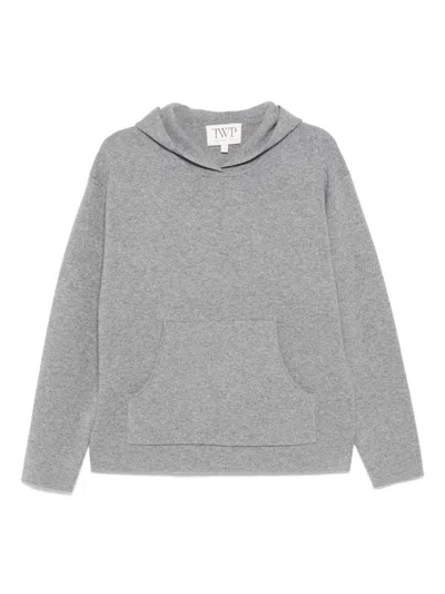 Twp Cashmere Hoodie In Gray