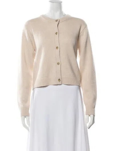 Pre-owned Twp Cashmere Open Front Sweater W/ Tags In Neutrals