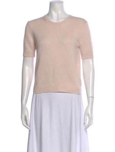 Pre-owned Twp Cashmere Scoop Neck Sweater In Pink