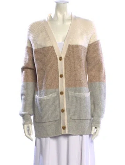 Pre-owned Twp Cashmere Striped Sweater In Neutral