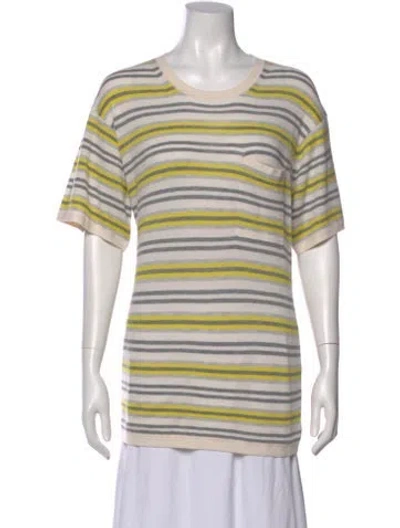 Pre-owned Twp Cashmere Striped T-shirt In Multi