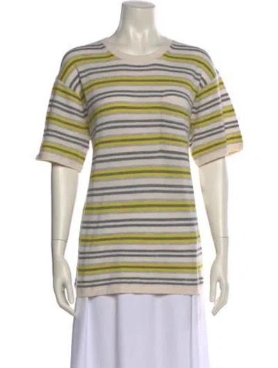 Pre-owned Twp Cashmere Striped T-shirt In Multi