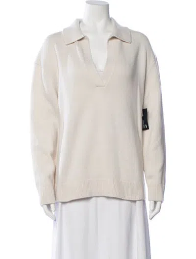 Pre-owned Twp Cashmere Sweater W/ Tags In Neutrals