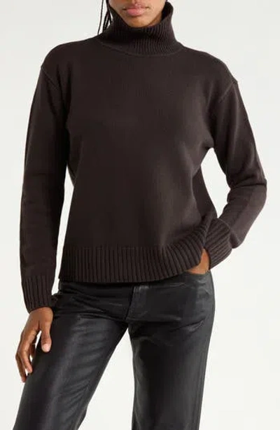 Twp Cashmere Turtleneck Sweater In Brown