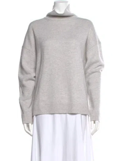 Pre-owned Twp Cashmere Turtleneck Sweater In Gray