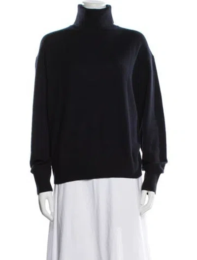 Pre-owned Twp Cashmere Turtleneck Sweater W/ Tags In Blue