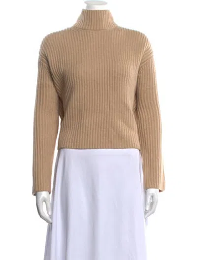 Pre-owned Twp Cashmere Turtleneck Sweater W/ Tags In Neutrals