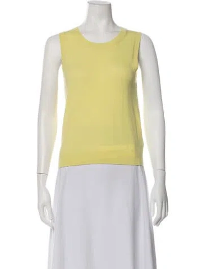 Pre-owned Twp Cashmere Vest In Yellow