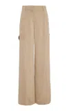 Twp Chrystie Street Mid-rise Straight-leg Pants In Khaki