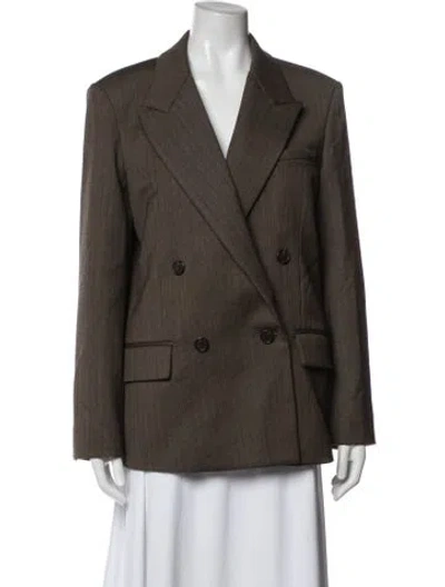 Pre-owned Twp Coat In Brown
