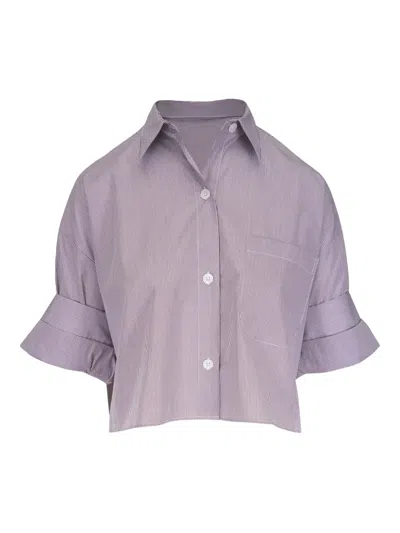 Twp Cotton Shirt In Purple