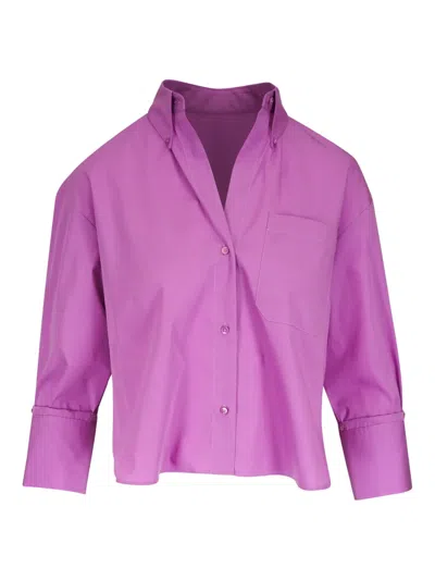 Twp Cotton Shirt In Purple