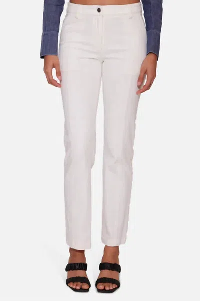 Twp Cotton Trousers In Ivory In White