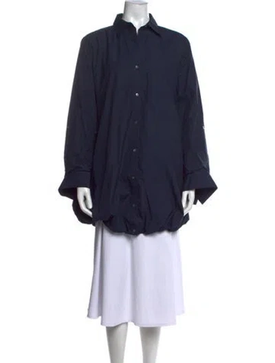 Pre-owned Twp Crew Neck Dress In Blue