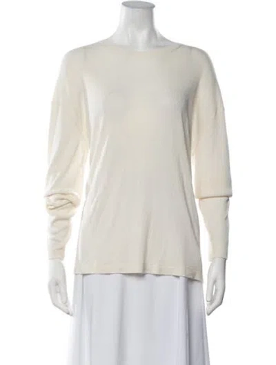 Pre-owned Twp Crew Neck Long Sleeve Sweatshirt W/ Tags In Neutrals