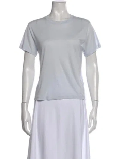 Pre-owned Twp Crew Neck Short Sleeve T-shirt In Blue