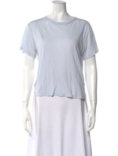 Pre-owned Twp Crew Neck Short Sleeve T-shirt In Blue