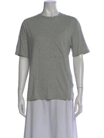 Pre-owned Twp Crew Neck Short Sleeve T-shirt In Gray