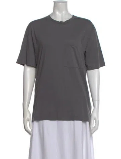 Pre-owned Twp Crew Neck Short Sleeve T-shirt In Gray
