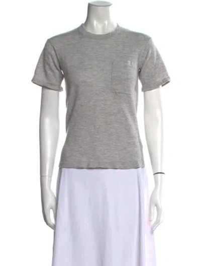 Pre-owned Twp Crew Neck Short Sleeve T-shirt In Gray