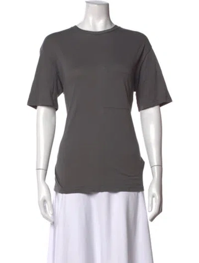 Pre-owned Twp Crew Neck Short Sleeve T-shirt In Grey