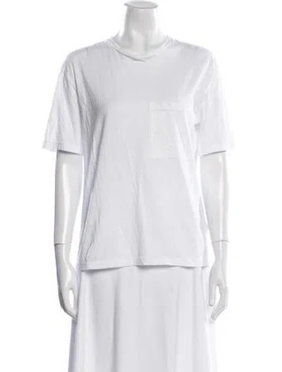 Pre-owned Twp Crew Neck Short Sleeve T-shirt In White