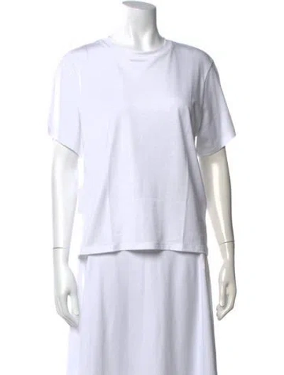 Pre-owned Twp Crew Neck Short Sleeve T-shirt In White