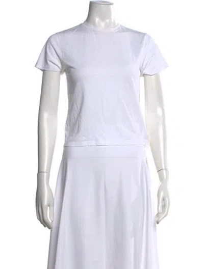 Pre-owned Twp Crew Neck Short Sleeve T-shirt In White