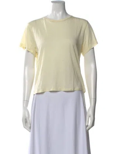 Pre-owned Twp Crew Neck Short Sleeve T-shirt In Yellow