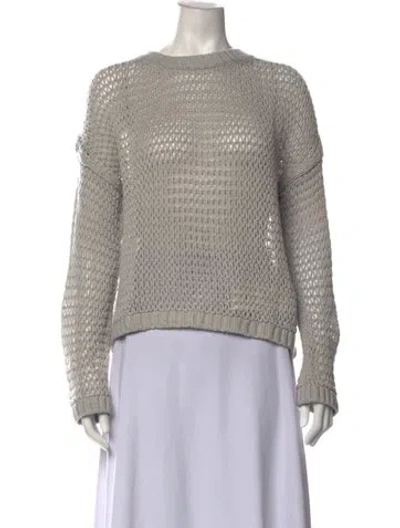 Pre-owned Twp Crew Neck Sweater In Grey