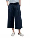 Twp Cropped Didi Pleated Pants In Midnight In Blue