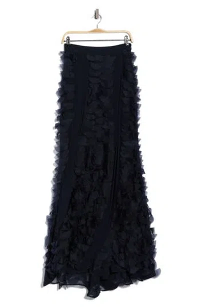 Twp Cry Me A River Silk Skirt In Black